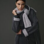 Cardigan long gris foncé pour femme, coupe moderne et élégante