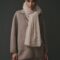 Écharpe 100% cachemire ecru pour femme, douce et élégante.